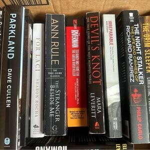 True crime books 3 for $30